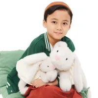 Jucărie moale Orange Toys The Softest Bunny OT8032/62 0+ / White photo 2