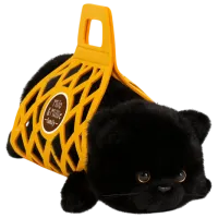 Jucărie moale Orange Toys The Softest Milo the Black Cat B1001/35 0+ / Black