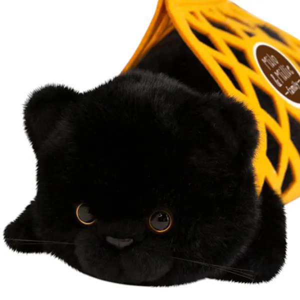Jucărie moale Orange Toys The Softest Milo the Black Cat B1001/35 0+ / Black photo 4