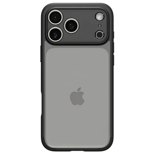 Husă pentru smartphone Apple iPhone 17 Pro Spigen / MagSafe Back / TPU / Transparent Black Matt photo 1