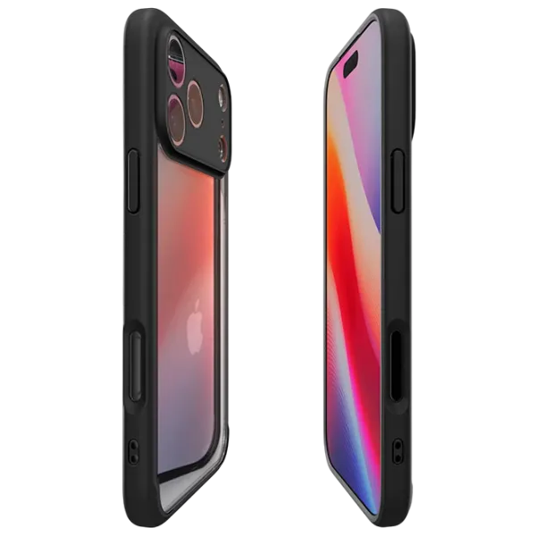 Husă pentru smartphone Apple iPhone 17 Pro Spigen / MagSafe Back / TPU / Transparent Black Matt photo 2