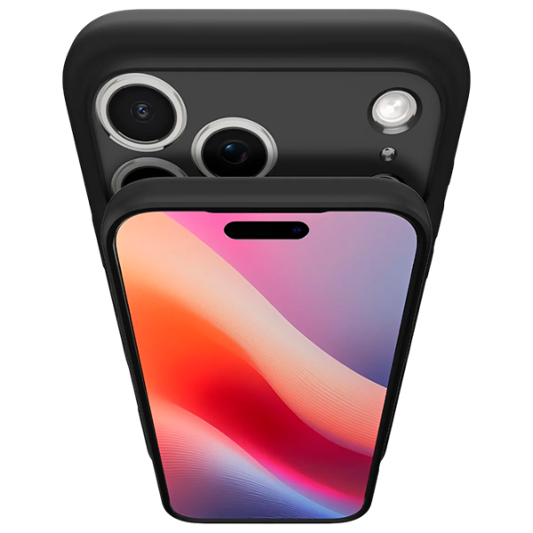 Husă pentru smartphone Apple iPhone 17 Pro Spigen / MagSafe Back / TPU / Transparent Black Matt photo 3