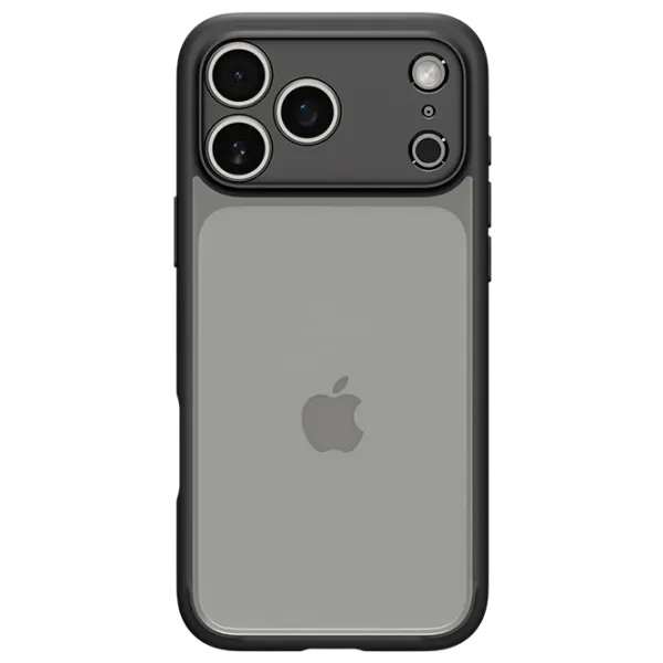 Husă pentru smartphone Apple iPhone 17 Pro Max Spigen / MagSafe Back / TPU / Transparent Black Matt photo 1