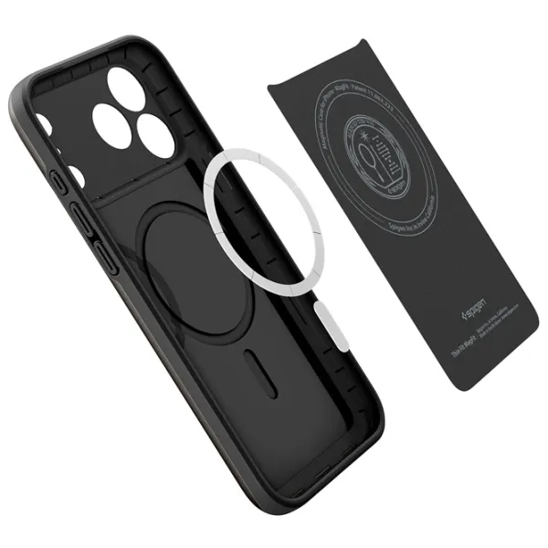 Husă pentru smartphone Apple iPhone 17 Pro Spigen / MagSafe Back / TPU / Black Black photo 5