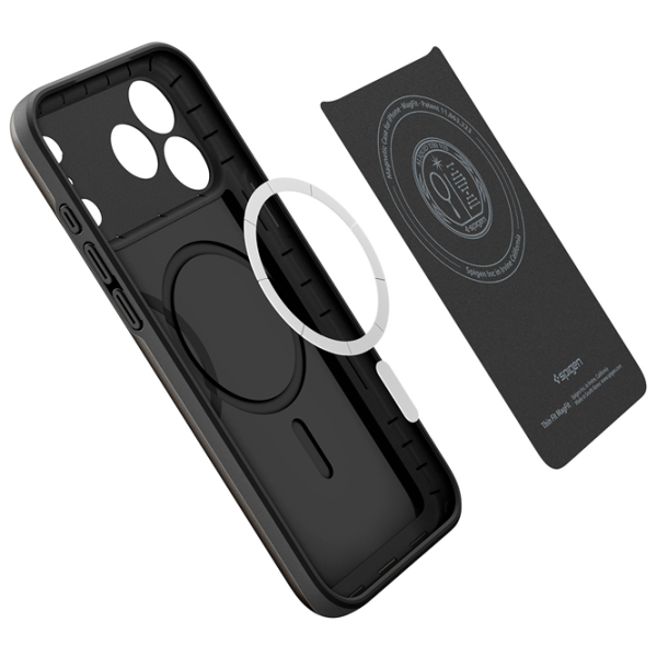Husă pentru smartphone Apple iPhone 17 Pro Spigen / MagSafe Back / TPU / Black Black photo 5