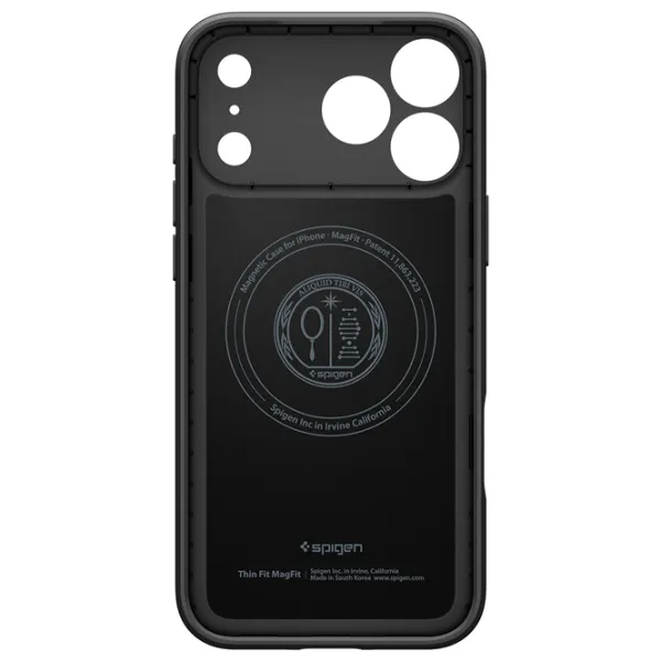 Husă pentru smartphone Apple iPhone 17 Pro Max Spigen / MagSafe Back / TPU / Black Black photo 4