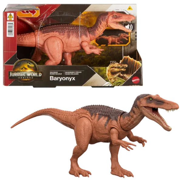 Figurină Mattel Jurassic World Wild Roar 4+ / Multicolor photo 4