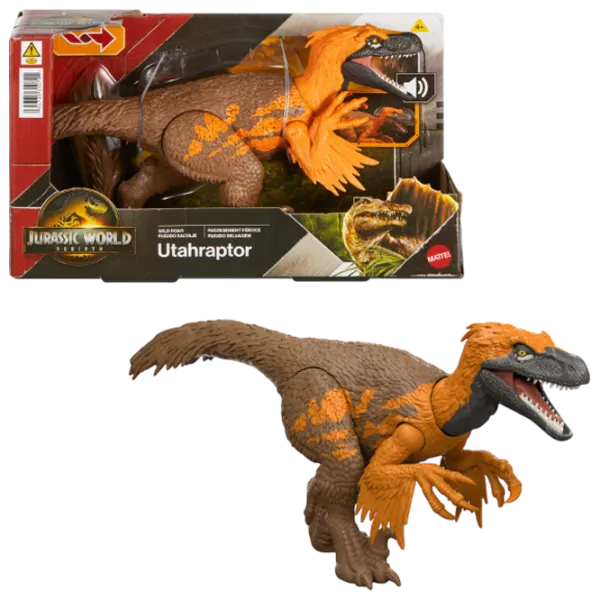 Figurină Mattel Jurassic World Wild Roar 4+ / Multicolor photo 6