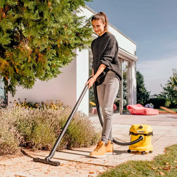 Промышленный пылесос KARCHER WD2 Plus V-12/4/18 1.628-000.0 + Brush DN35 9.755-548.0 1000 Вт / Желтый photo 9
