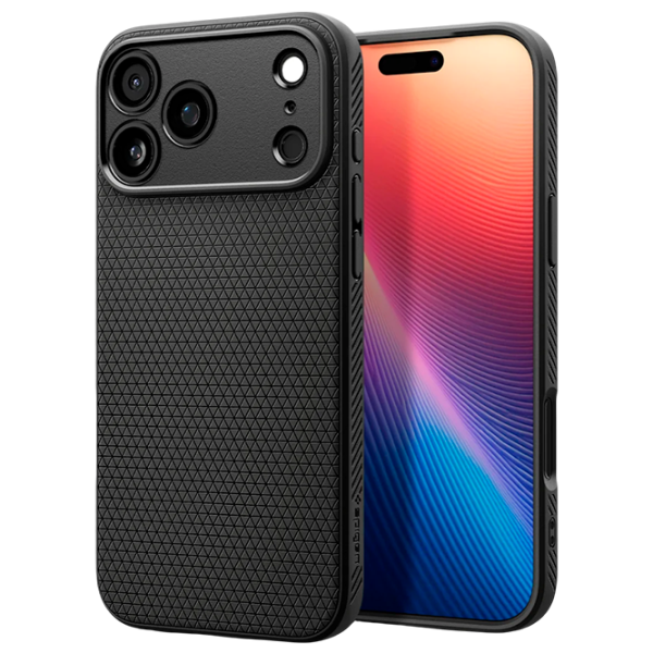 Husă pentru smartphone Apple iPhone 17  Spigen / Back / TPU / Black Black Matt photo 3