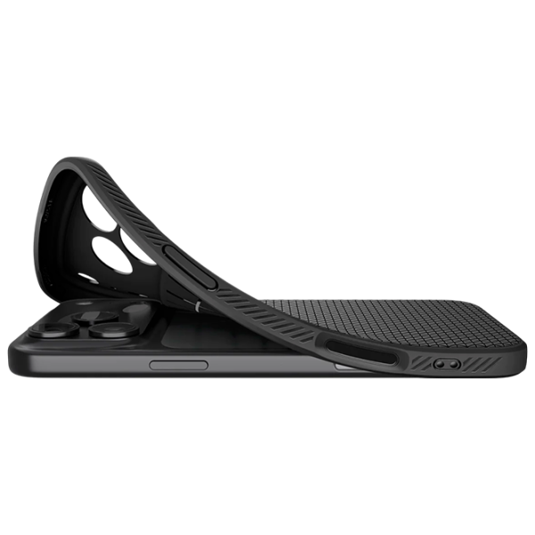 Husă pentru smartphone Apple iPhone 17  Spigen / Back / TPU / Black Black Matt photo 5