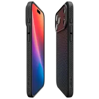 Husă pentru smartphone Apple iPhone 17 Pro Spigen / Back / TPU / Black Black Matt photo 2