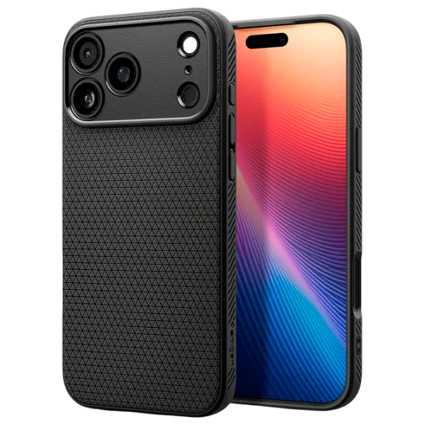 Husă pentru smartphone Apple iPhone 17  Spigen / Back / TPU / Black Black Matt photo 3