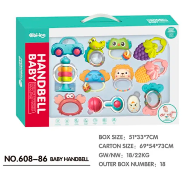 Jucărie zornăitoare Bibiin Toys 608-86 de la 0 luni photo 2