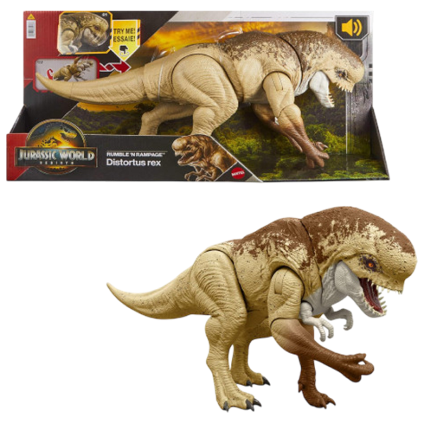 Фигурка Mattel Jurassic World Distortus Rex 6+ / Бежевый photo 1