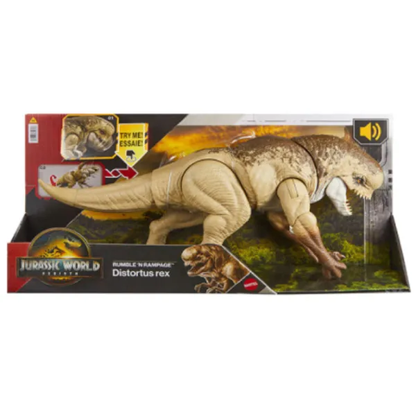 Фигурка Mattel Jurassic World Distortus Rex 6+ / Бежевый photo 6