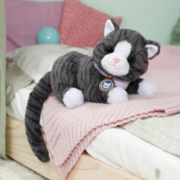 Jucărie moale Zapf Baby Born My Cat Cookie 837580 3+ / Gray photo 5