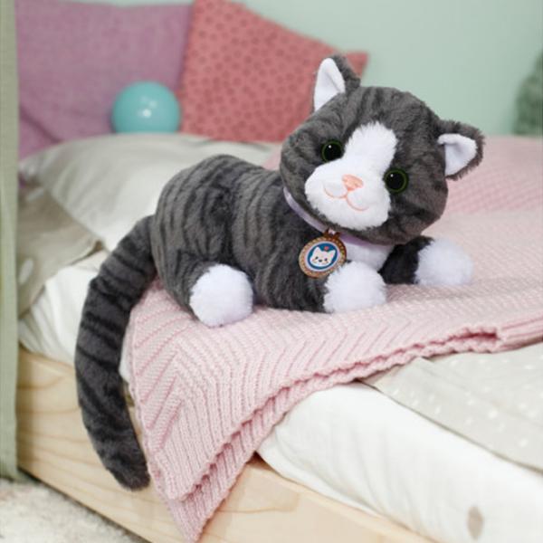 Jucărie moale Zapf Baby Born My Cat Cookie 837580 3+ / Gray photo 5