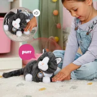 Jucărie moale Zapf Baby Born My Cat Cookie 837580 3+ / Gray photo 7