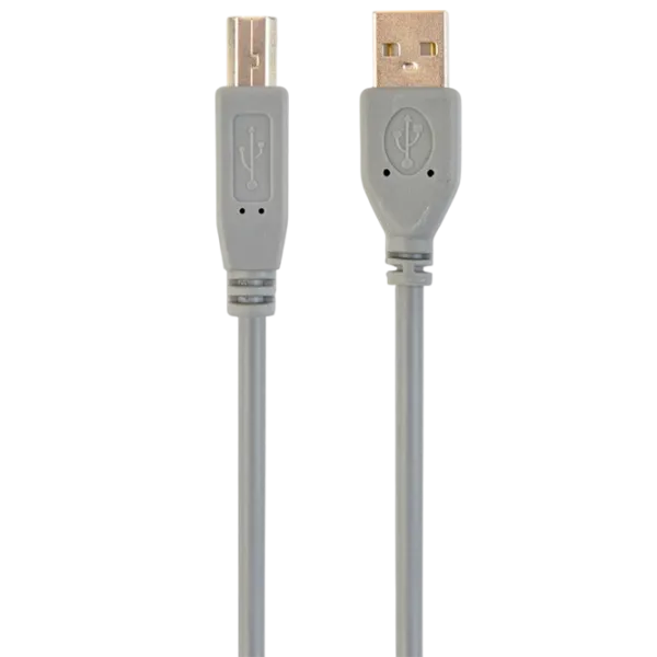 Кабель данных Gembird USB Type-A + USB Type-B 1.8 м / Серый photo 1
