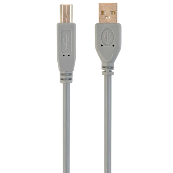 Кабель данных Gembird USB Type-A + USB Type-B 1.8 м / Серый photo 1