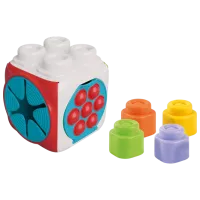 Joc educativ Clementoni Soft Clemmy Sensory Cube 17902 0.5+ / Multicolor