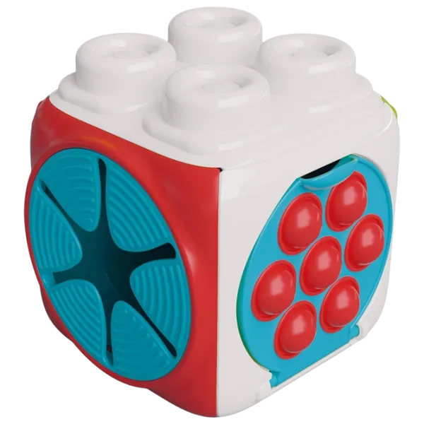 Joc educativ Clementoni Soft Clemmy Sensory Cube 17902 0.5+ / Multicolor photo 2
