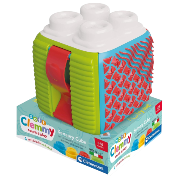 Joc educativ Clementoni Soft Clemmy Sensory Cube 17902 0.5+ / Multicolor photo 4
