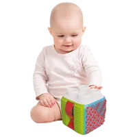 Joc educativ Clementoni Soft Clemmy Sensory Cube 17902 0.5+ / Multicolor photo 5