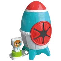 Joc educativ Clementoni Soft Clemmy Space Rocket 17806 0.5+ / Blue