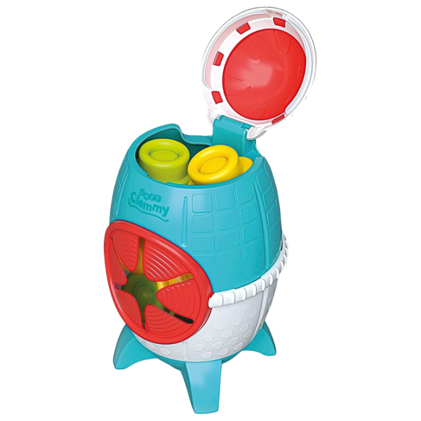 Joc educativ Clementoni Soft Clemmy Space Rocket 17806 0.5+ / Blue photo 2