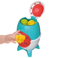 Joc educativ Clementoni Soft Clemmy Space Rocket 17806 0.5+ / Blue photo 3