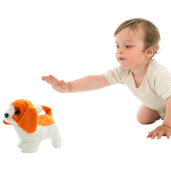 Jucărie moale Pugs At Play Walking Dog Buddy The Beagle PAP03 3+ / Orange photo 2