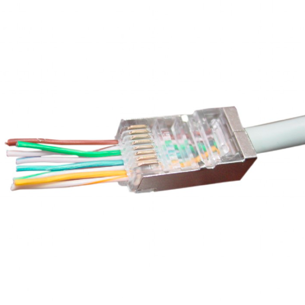 Модульный разъем Gembird +   / Серый photo 2