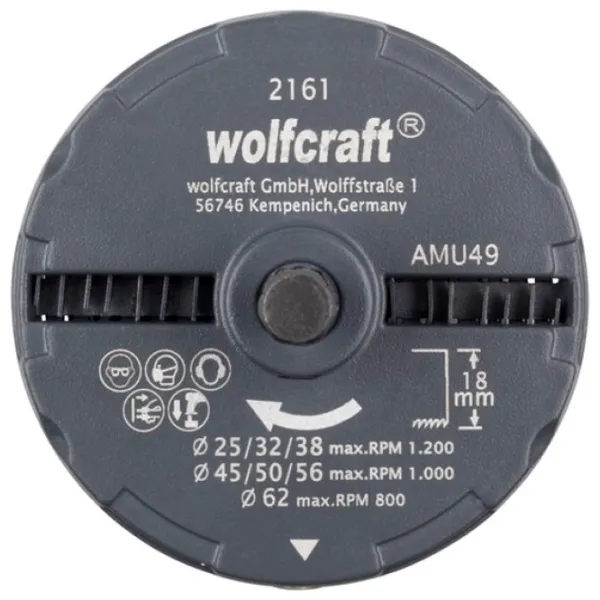 Набор коронок Wolfcraft 2161000 Металл /  photo 3