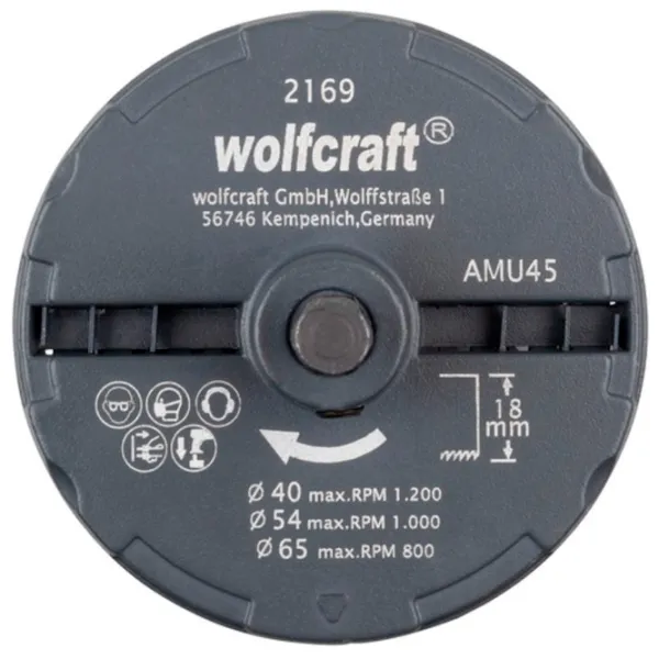 Набор коронок Wolfcraft 2169000 Металл /  photo 3