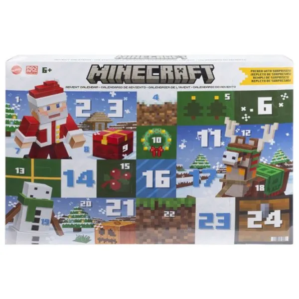 Фигурки Mattel Minecraft Advent Calendar 6+ / Разноцветный photo 6