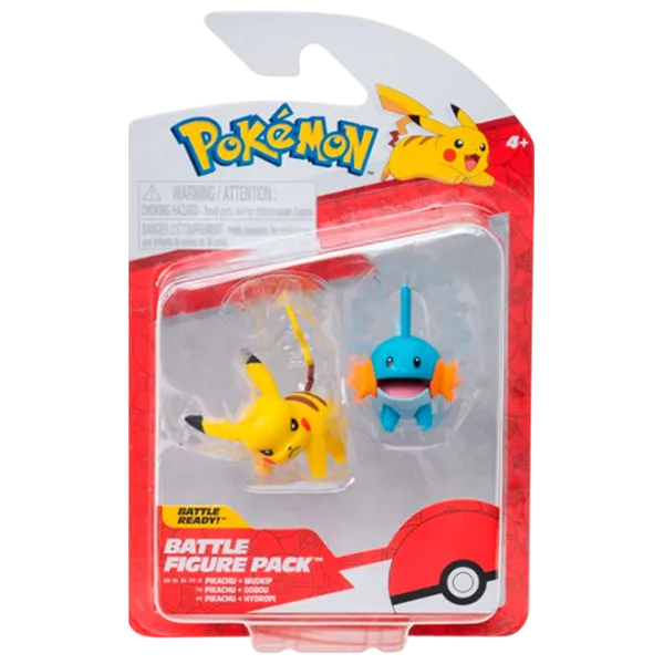 Фигурки Pokemon Battle Pack Mudkip and Pikachu 3+ / Разноцветный photo 1