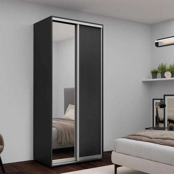 Dulap Nex Home NX-1743 100 x 60 x 220 / PAL / Antracit photo 2 Dulap Nex Home NX-1743 100 x 60 x 220 / PAL / Antracit photo 2