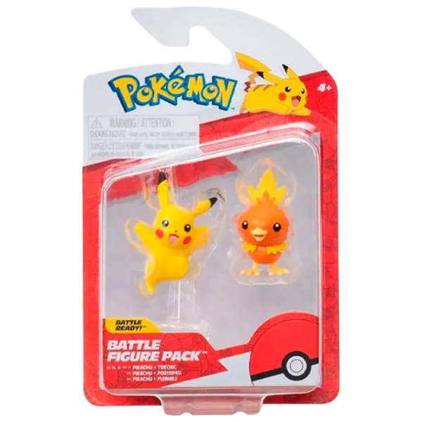 Фигурки Pokemon Battle Pack Poussifeu and Pikachu 3+ / Разноцветный photo 1
