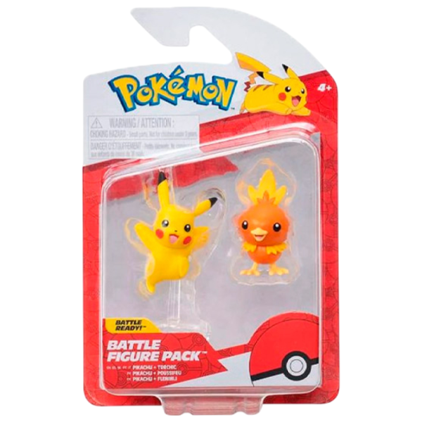 Фигурки Pokemon Battle Pack Poussifeu and Pikachu 3+ / Разноцветный photo 1