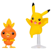 Figurine Pokemon Battle Pack Poussifeu and Pikachu 3+ / Multicolor photo 2