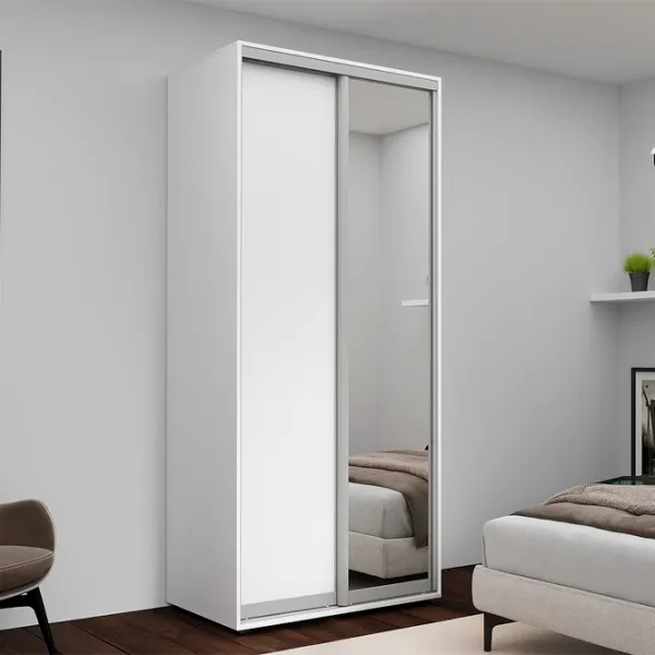 Dulap Nex Home NX-1737 100 x 60 x 220 / PAL / Alb photo 3