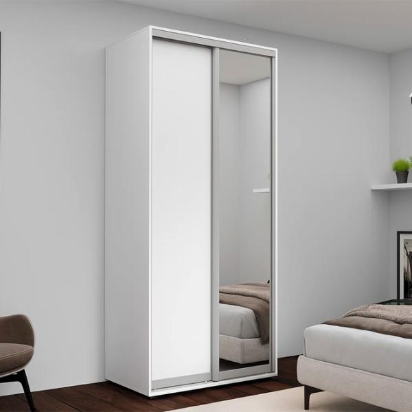 Dulap Nex Home NX-1737 100 x 60 x 220 / PAL / Alb photo 3