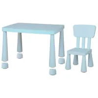 Детский мебельный набор 4Play AT33 Синий / для мальчиков