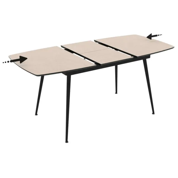 Кухонный стол раскладной Magnus Yense МДФ/ Серый photo 4 Кухонный стол раскладной Magnus Yense МДФ/ Серый photo 4