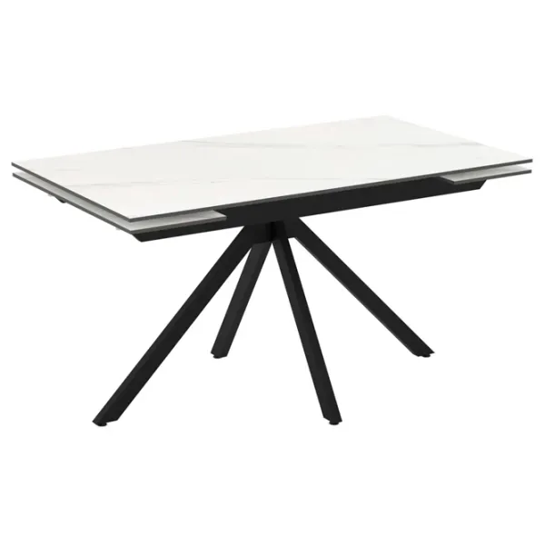 Кухонный стол раскладной Magnus Perla Керамика/ Белый photo 1 Кухонный стол раскладной Magnus Perla Керамика/ Белый photo 1