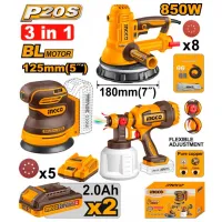 Set de instrumente INGCO COSLI250282 20 V / 3
