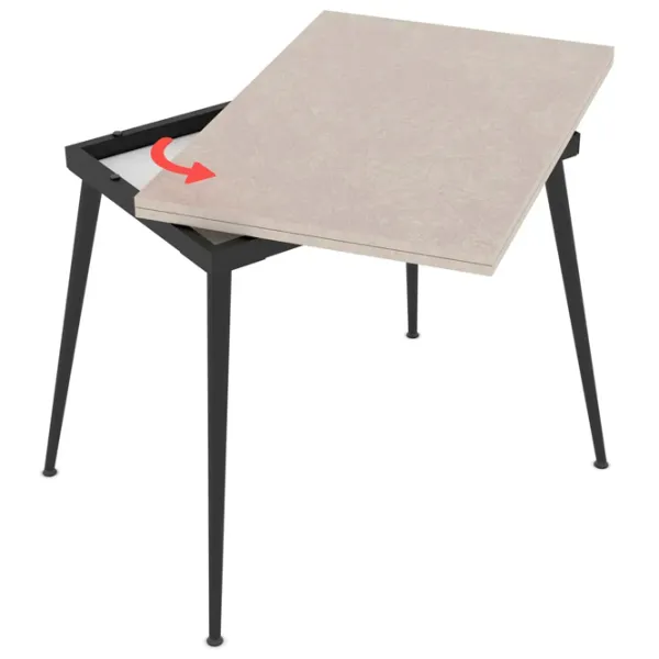 Masă de bucătărie extensibilă Magnus Lilis PAL/ Gray photo 2