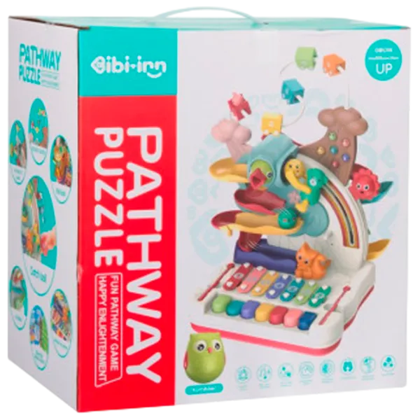 Развивающий набор Bibiin Toys Pathway Puzzle 688-33 6 месяцев / Разноцветный Белый photo 1